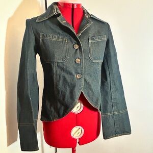 Vintage style denim jacket